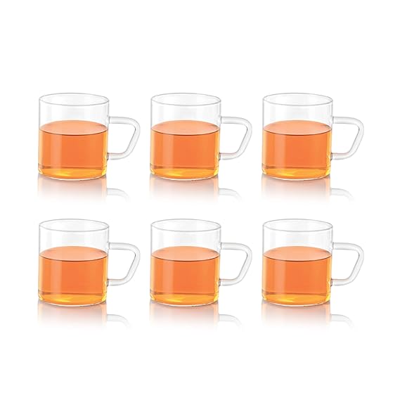 Borosil Classic Mugs Set of 6pcs