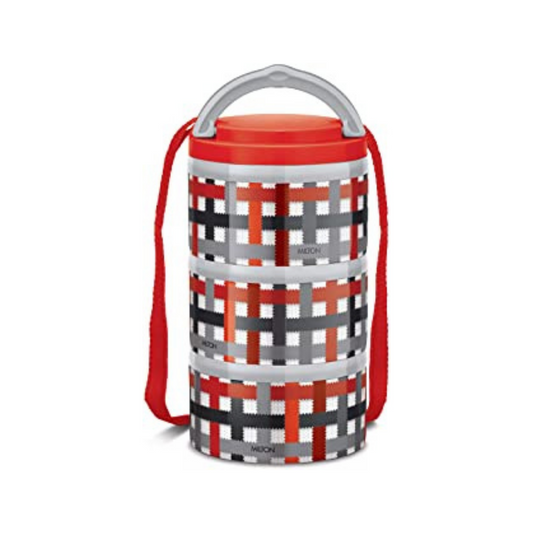 Milton Microwow Insulated 3 Containers Lunch Box