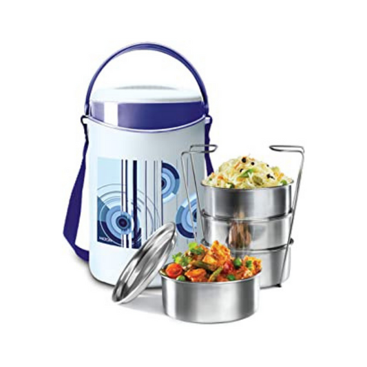 Milton Econa 4 Containers Stainless Steel Tiffin Box Blue