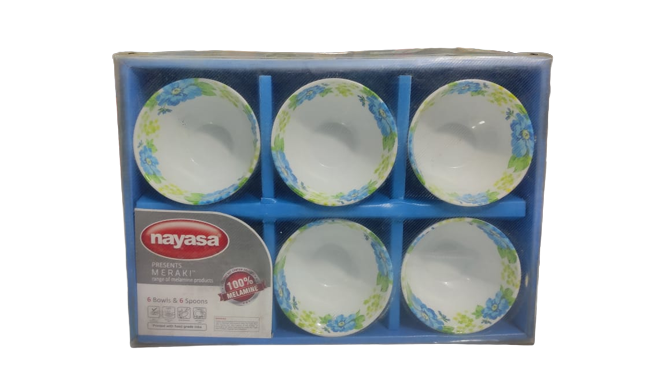Nayasa Tennis Bowl 6pc Set