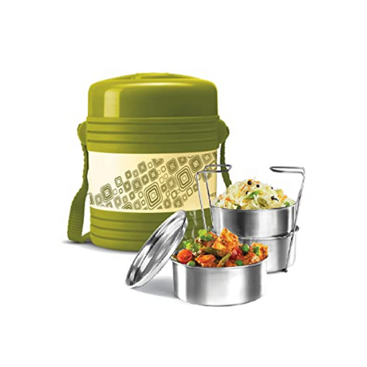 Milton Vector 3 Containers Stainless Steel Tiffin Box
