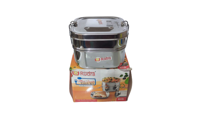 Rudra Max Fresh Double Decker Lunch Box