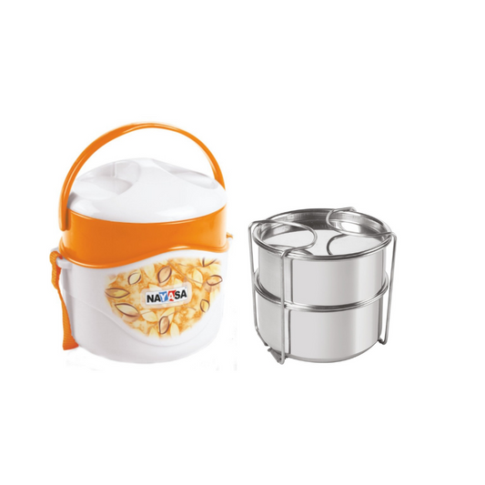 Nayasa Zeal 2 Containers Insuated Lunch Box