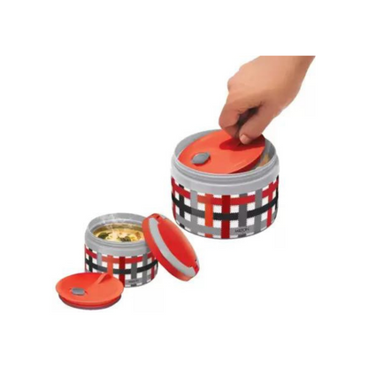Milton Microwow Insulated 2 Containers Lunch Box