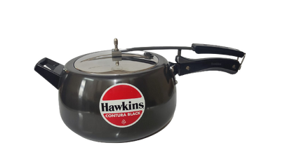 Hawkins Contura Black Pressure Cooker 5Ltr